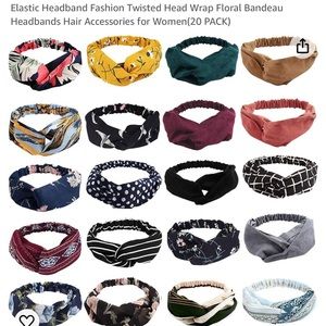 Ahoney Bundle Of Fashion Twisted Headbands
